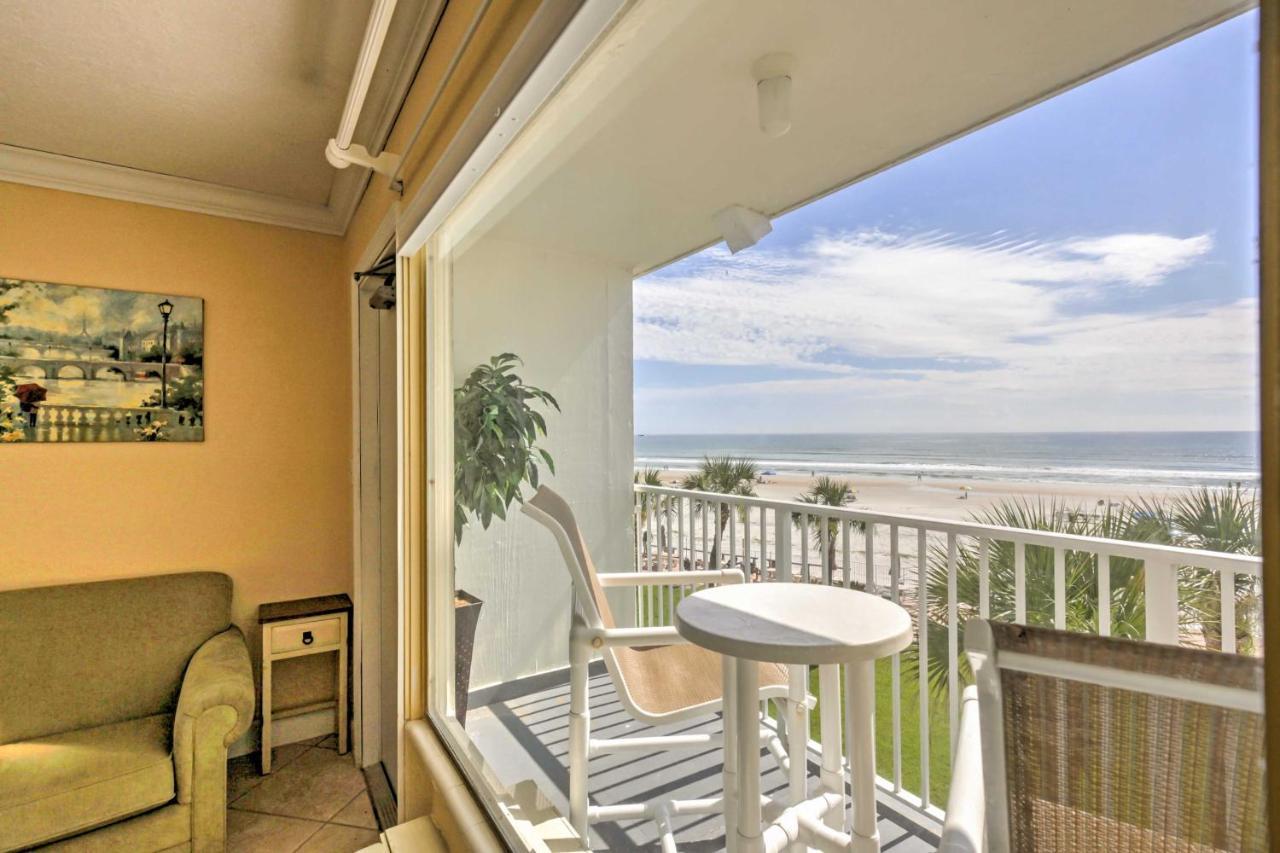 Daytona Beach Studio With Oceanfront Balcony And Pool! Exterior photo